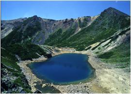 「信州の名水・秘水」　御嶽山　三の池