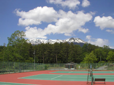 開田高原保健休養地テニスコート