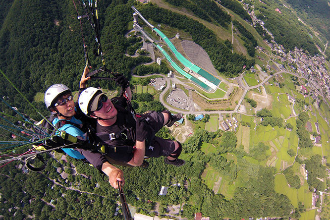 Paragliding in Hakuba Valley