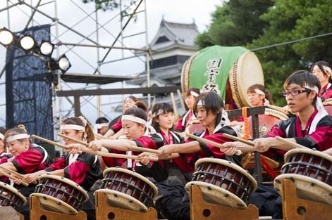 Taiko Drum Festival at Matsumoto Castle