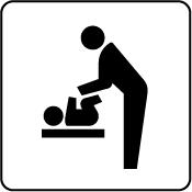 Diaper changing table