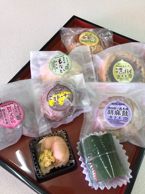 駒ヶ根特産の「信州ごま」を使ったお菓子もたくさん！！！！
