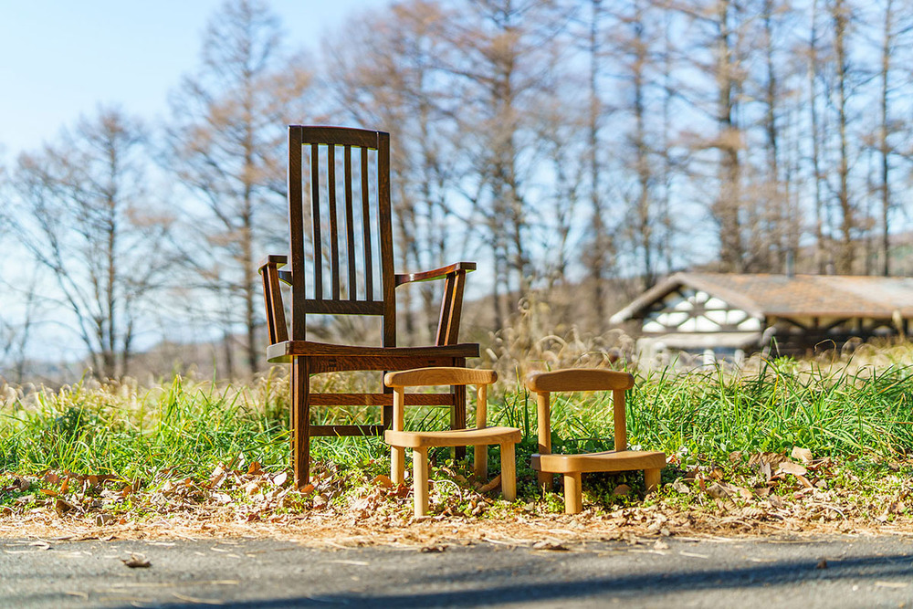 木工家が作る 木の椅子に座ろう