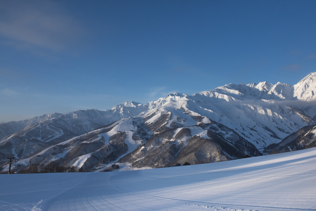 国際山岳リゾートで有名な「白馬のスキー場」