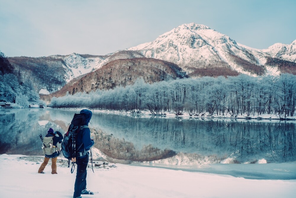 Snowshoe Hiking Tour in Kamikochi