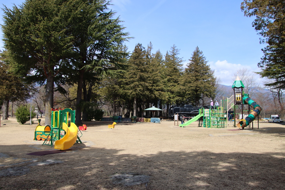 思いっきり走り回れる広い公園1