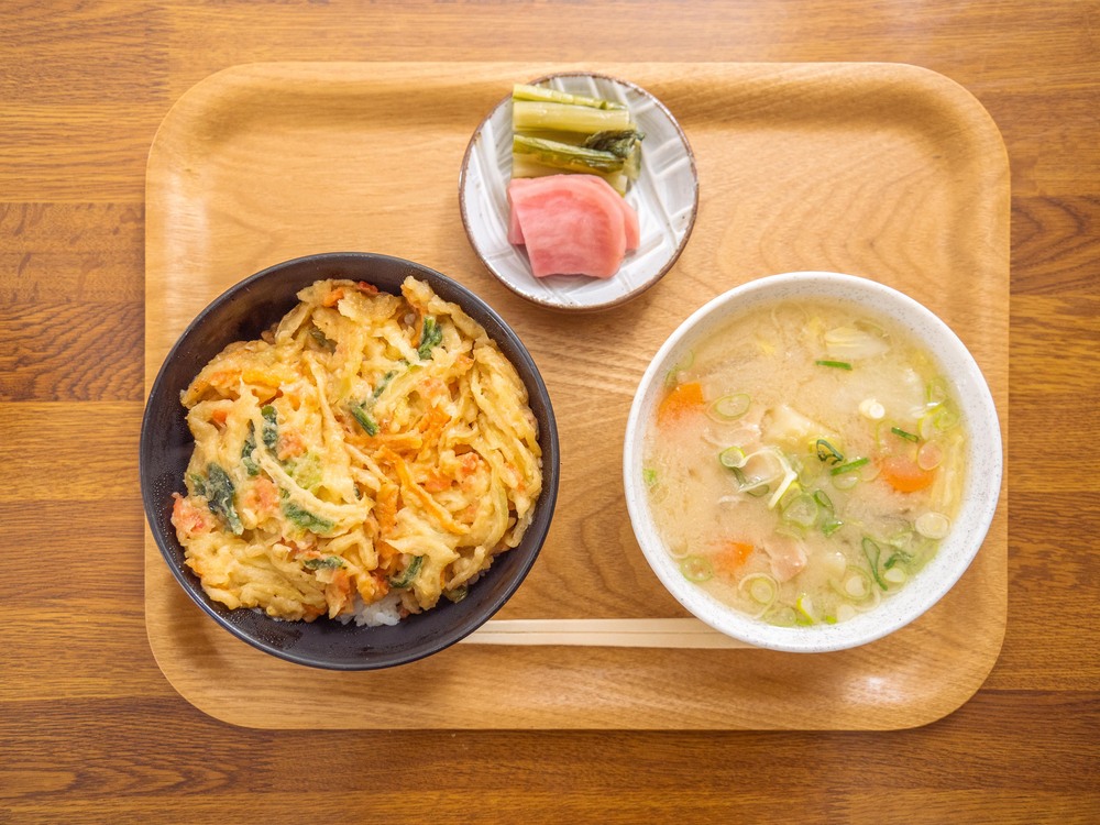 かき揚げ丼セット【2024-25ゲレ食：中信・南信エリア】