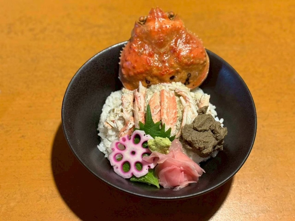 はくのりカニ丼【2025-26ゲレ食：大北エリア】