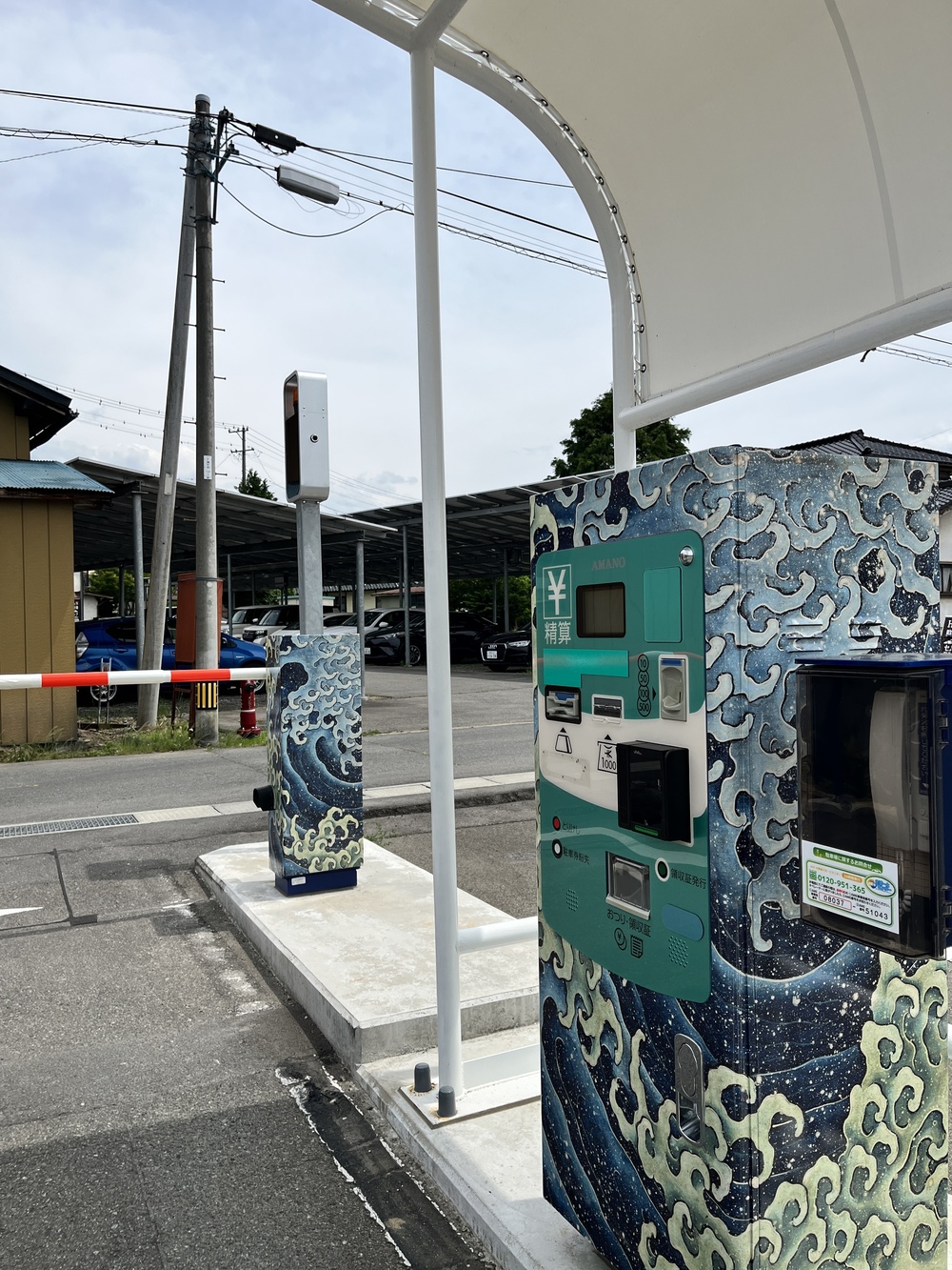 北斎館東町駐車場
