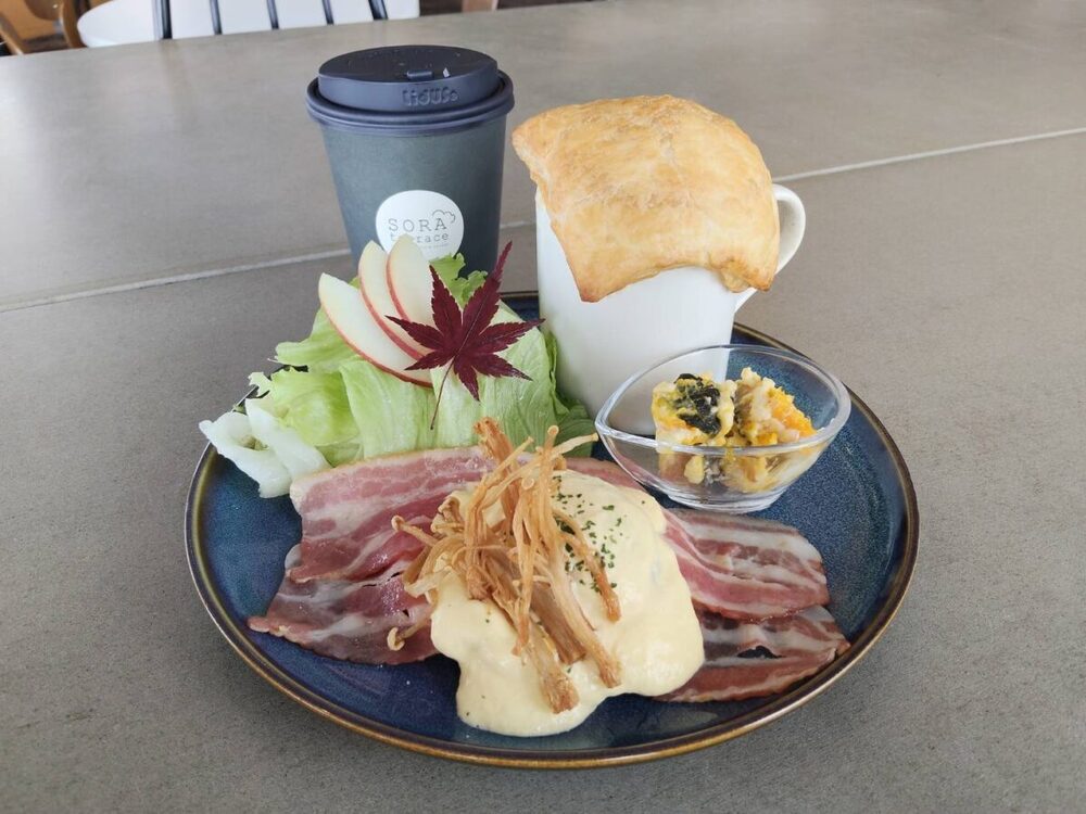 信州の秋を味わう限定モーニングメニュー1